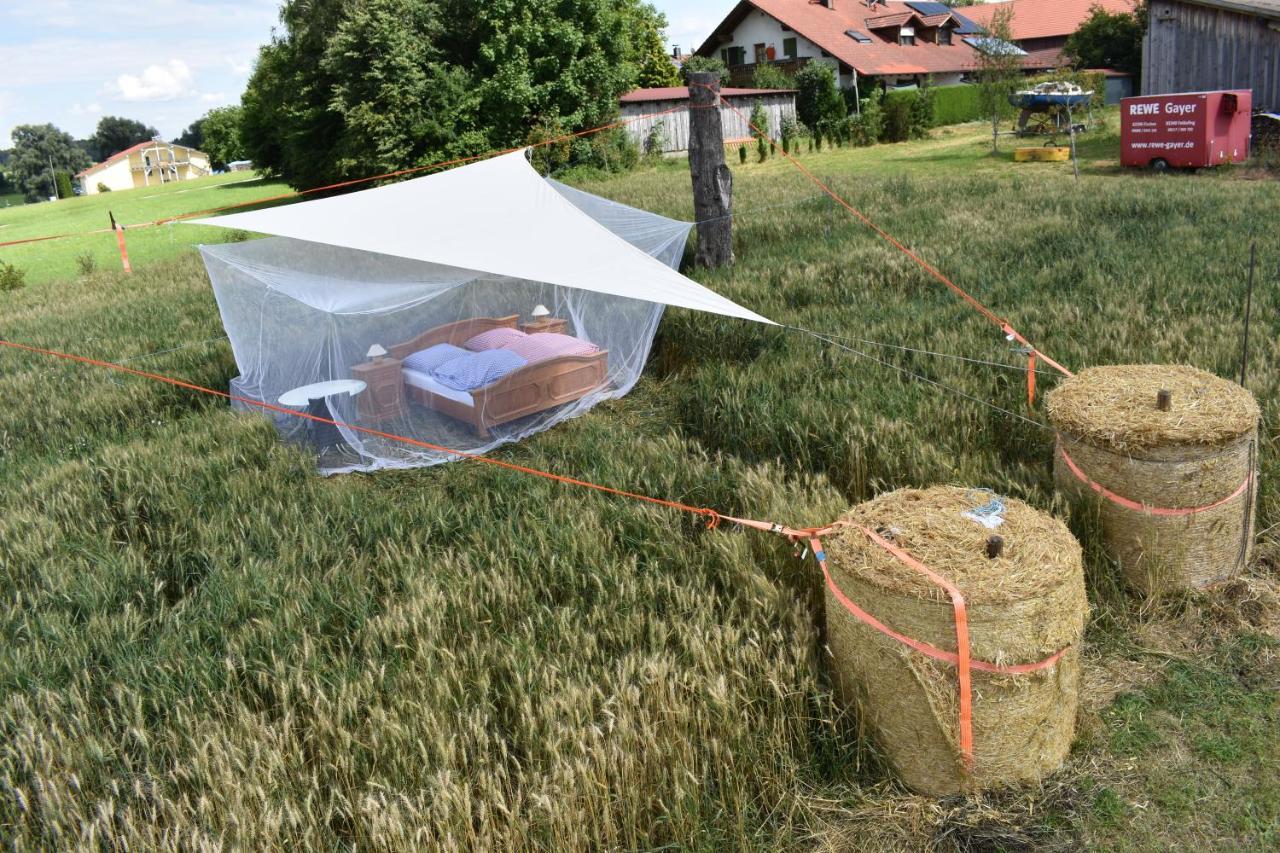 Open Air, Bett Im Kornfeld Hotel Finning Exterior photo
